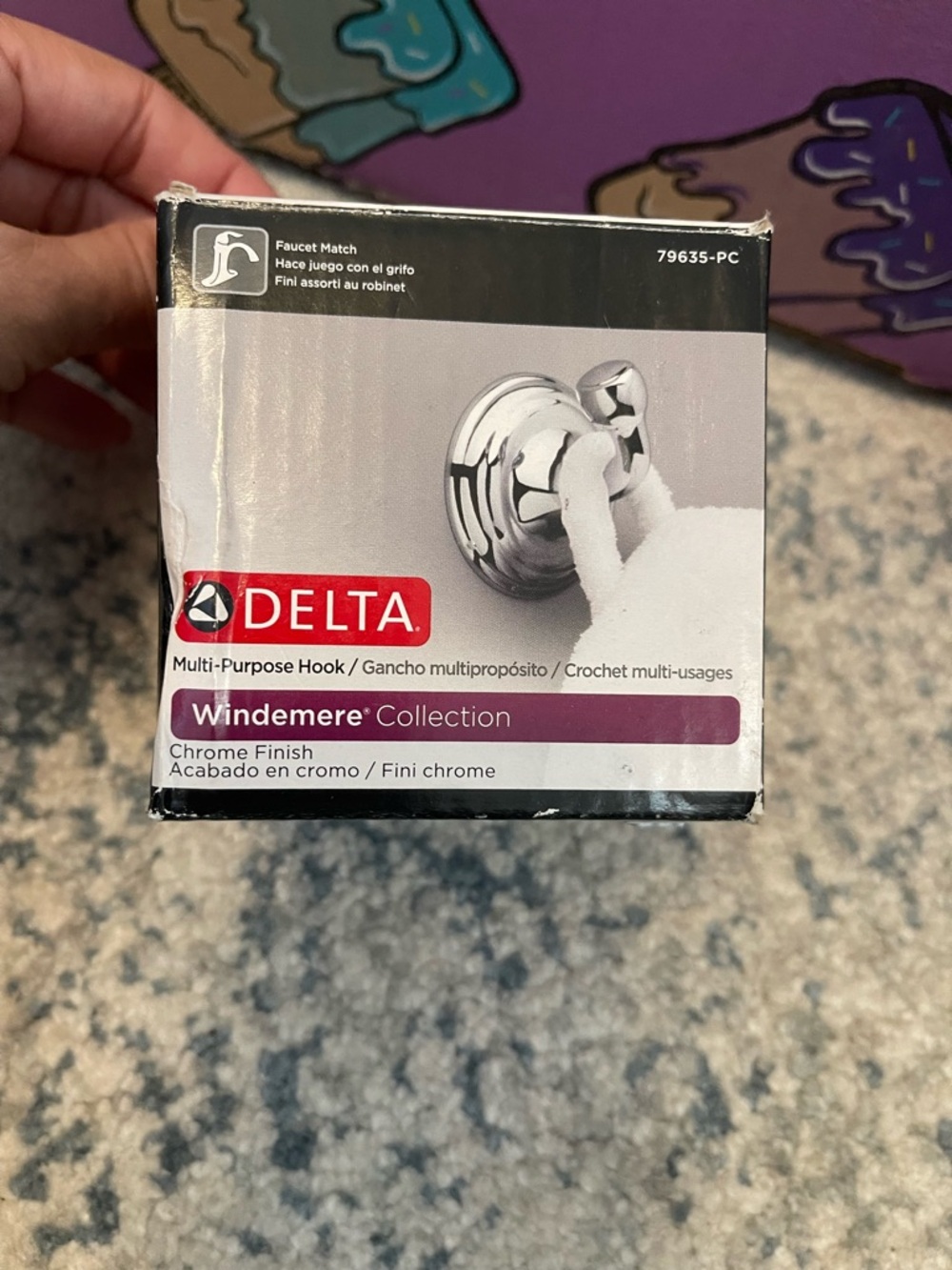 Delta Windemere Chrome Multi-Purpose Hook